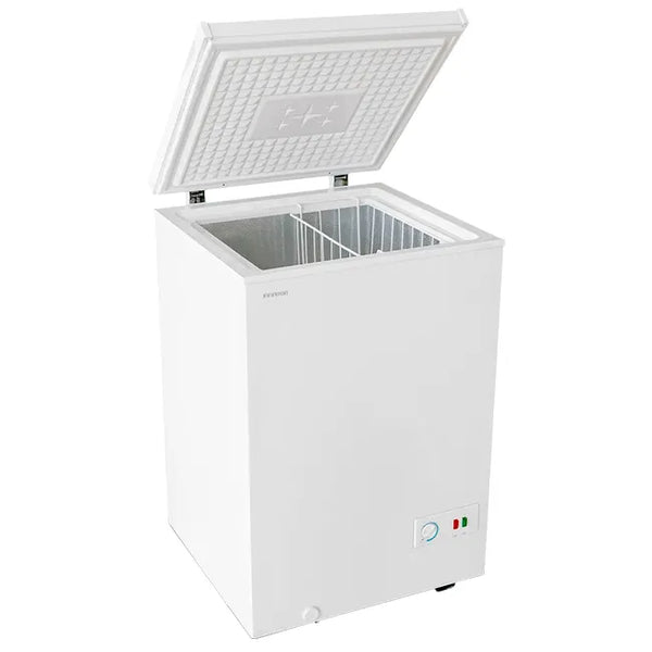 Infiniton CH-A98B Arcón Congelador Horizontal 97L | Dual Function, Fast Freezing, Autonomía 45h, Silencioso 40dB, Clase E, Blanco