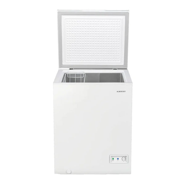 Jocel JCH-98 Arcón Congelador Horizontal 98L | Congelación Rápida 4.7kg/24h, Silencioso 40dB, Clase F, Cesta Interior, Blanco
