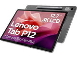 Lenovo Tab P12 Tablet 12.7" 3K 8GB RAM 128GB Gris | Android 13, Dolby Atmos, Wi-Fi 6, Cámara 13MP, Batería 10200mAh