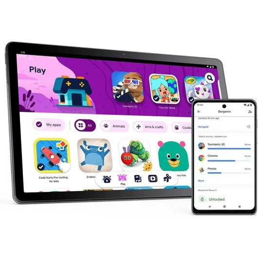 Lenovo Tab M10 Plus (3.ª Gen, 2023) – Pantalla 2K IPS 10,6″, 4 GB RAM, 64 GB, Wi-Fi, Bluetooth 5.0, Android 12, Dolby Atmos