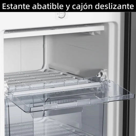 CHiQ FSD160D4E Congelador Vertical 145L | 5 Cajones, Puerta Reversible, Congelación Rápida, Silencioso 41dB, Clase E, Blanco