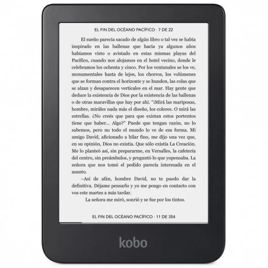 Lector electrónico Kobo Clara 2E de 6" HD Azul, 16 GB | Pantalla E Ink, ComfortLight PRO, Bluetooth, Resistente al agua