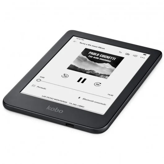 Lector electrónico Kobo Clara 2E de 6" HD Azul, 16 GB | Pantalla E Ink, ComfortLight PRO, Bluetooth, Resistente al agua