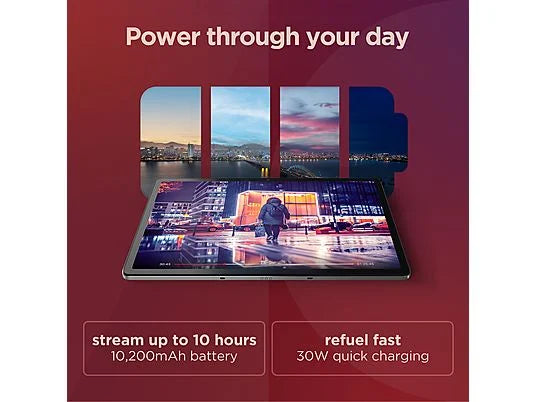 Lenovo Tab P12 Tablet 12.7" 3K 8GB RAM 128GB Gris | Android 13, Dolby Atmos, Wi-Fi 6, Cámara 13MP, Batería 10200mAh
