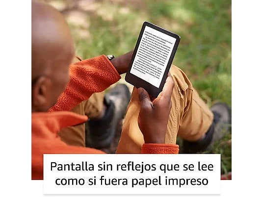 Amazon Kindle 2024 eBook 6" Negro | 16GB, Pantalla 300 ppp, Luz Frontal Ajustable, Modo Oscuro, USB-C