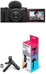 Sony ZV-1F Cámara de Vlog para Creadores de Contenido y Vloggers Negro