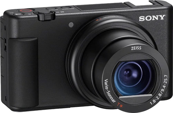 Sony ZV-1 - Cámara digital para creadores de contenido, vlogging y YouTube, con pantalla abatible, micrófono incorporado, video 4K HDR