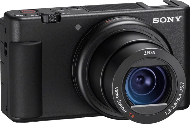 Sony ZV-1 - Cámara digital para creadores de contenido, vlogging y YouTube, con pantalla abatible, micrófono incorporado, video 4K HDR