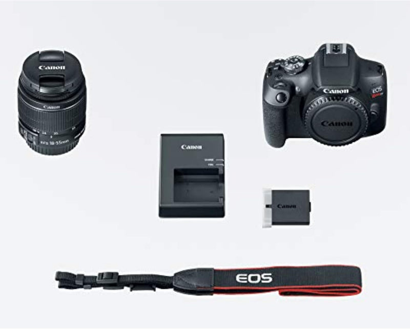 Canon EOS Rebel T7 Cámara DSLR con lente de 18-55mm | Wi-Fi integrado | Sensor CMOS de 24.1 MP
