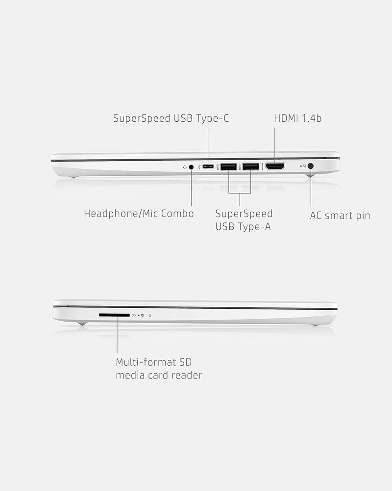 HP Computadora portátil 14, Intel Celeron N4020, 4 GB de RAM, 64 GB de almacenamiento, pantalla HD de microborde de 14 pulgadas, Windows 11 Home