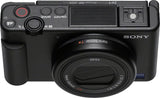 Sony ZV-1 - Cámara digital para creadores de contenido, vlogging y YouTube, con pantalla abatible, micrófono incorporado, video 4K HDR