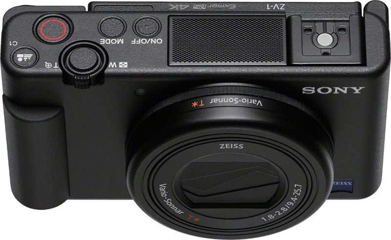 Sony ZV-1 - Cámara digital para creadores de contenido, vlogging y YouTube, con pantalla abatible, micrófono incorporado, video 4K HDR
