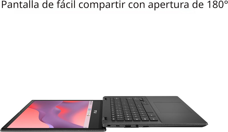 ASUS Laptop Chromebook CM14, pantalla antirreflejos HD de 14 pulgadas (1366 x 768), MediaTek Kompanio 520, 4 GB de RAM, 64 GB eMMC