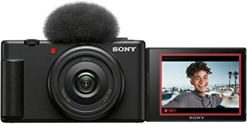 Sony ZV-1F Cámara de Vlog para Creadores de Contenido y Vloggers Negro