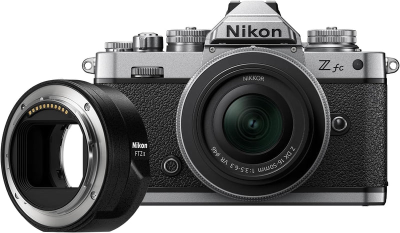 Nikon Z fc con lente de zoom gran angular | Fotografías fotográficas compactas sin espejo de inspiración retro con lente