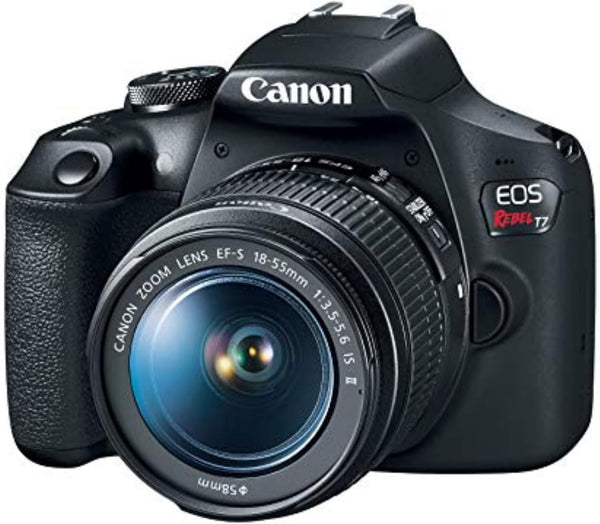 Canon EOS Rebel T7 Cámara DSLR con lente de 18-55mm | Wi-Fi integrado | Sensor CMOS de 24.1 MP