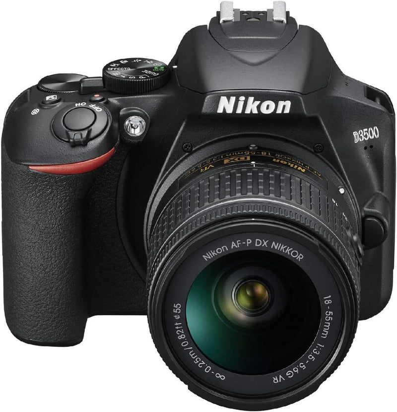 Nikon D3500 W/AF-P DX NIKKOR 0.709-2.165 in f/3.5-5.6G VR Negro