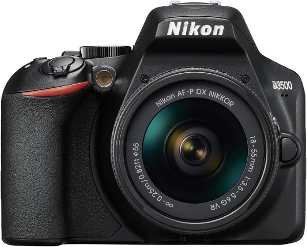 Nikon D3500 W/AF-P DX NIKKOR 0.709-2.165 in f/3.5-5.6G VR Negro