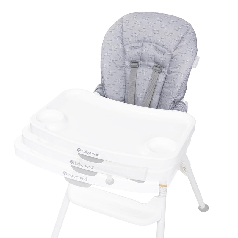 Baby Trend - Adapt SpaceSaving Booster - Silla alta, aguamarina Pebblestone