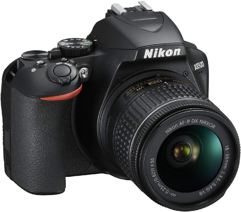 Nikon D3500 W/AF-P DX NIKKOR 0.709-2.165 in f/3.5-5.6G VR Negro