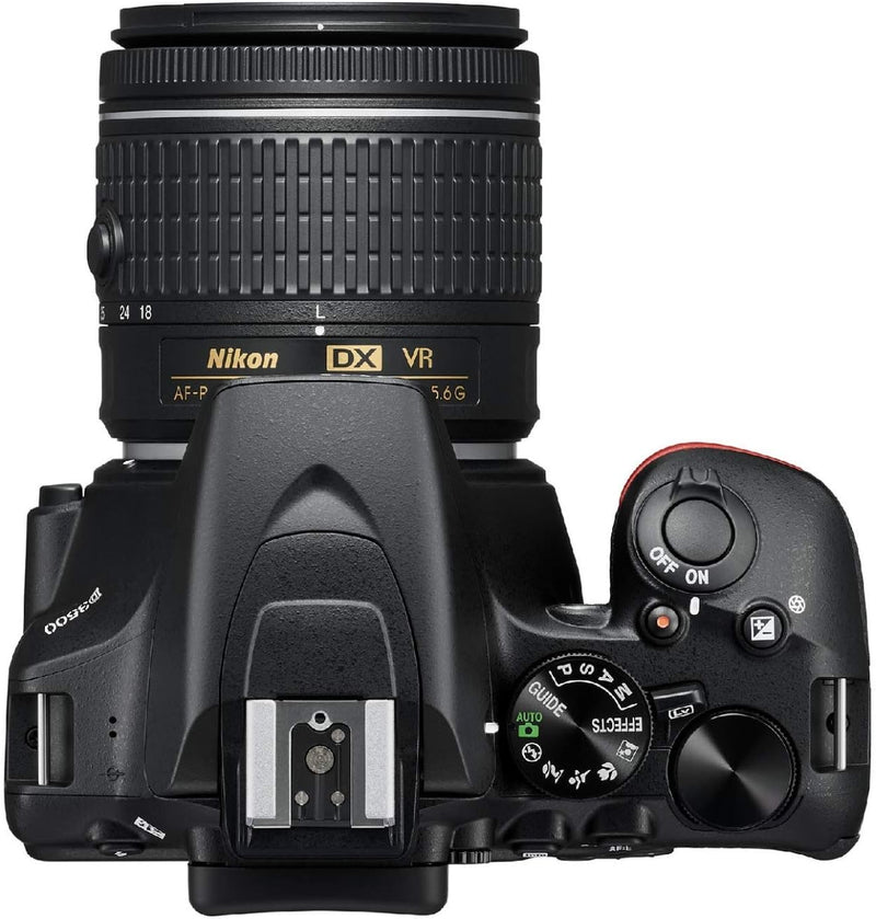 Nikon D3500 W/AF-P DX NIKKOR 0.709-2.165 in f/3.5-5.6G VR Negro