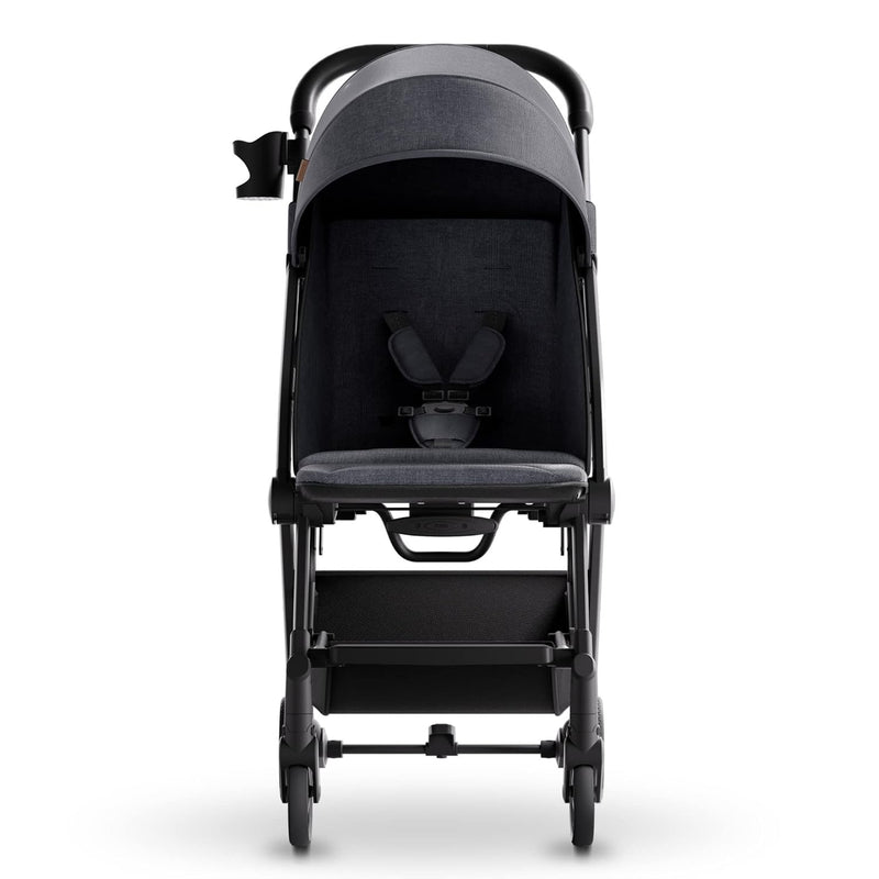 Mompush Lithe V2 - Cochecito ligero con bandeja para aperitivos, plegable ultracompacto y listo para avión