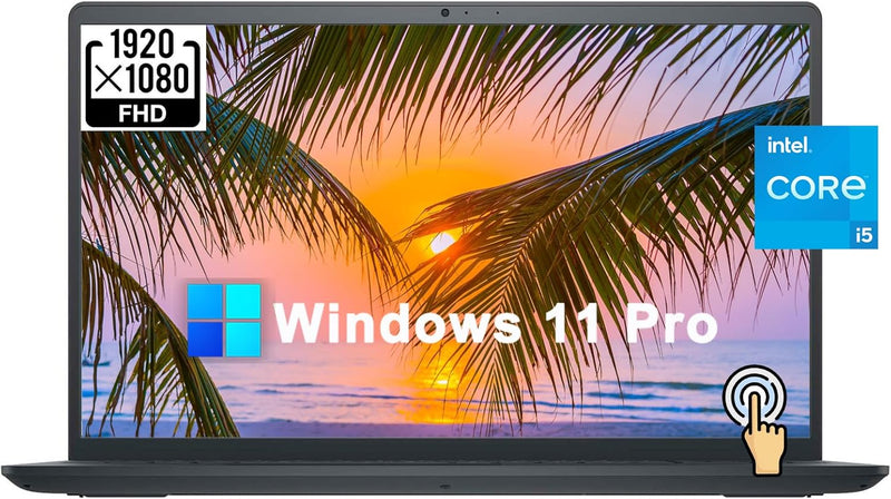 Dell Inspiron 15 3000 3520 - Computadora portátil empresarial [Windows 11 Pro], pantalla táctil FHD de 15.6 pulgadas, Intel Quad-Core i5-1135G7 de 11ª generación, 16 GB de RAM, SSD PCIe de 1 TB,