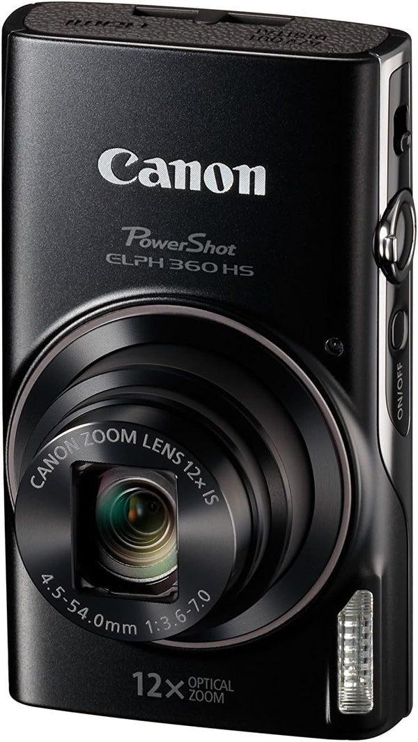Canon PowerShot ELPH 360 HS - Cámara digital de 20.2 mega pixeles con zoom óptico 12x
