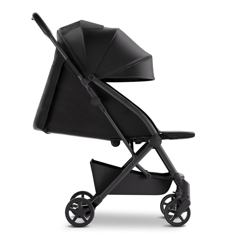 Mompush Lithe V2 - Cochecito ligero con bandeja para aperitivos, plegable ultracompacto y listo para avión