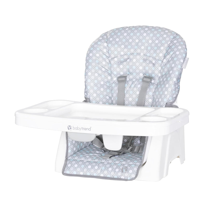 Baby Trend - Adapt SpaceSaving Booster - Silla alta, aguamarina Pebblestone