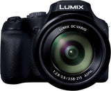 Panasonic LUMIX FZ80D - Cámara digital para apuntar y disparar, grabación de foto/video 4K con estabilizador de imagen óptico de potencia
