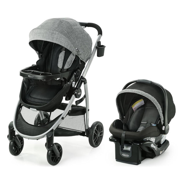 Graco Modes Pramette Cochecito de bebé convertible en moisés auténtico, asiento reversible, almacenamiento extra