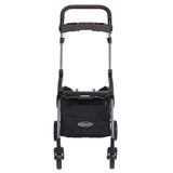 Graco SnugRider Elite - Portabebés para asiento de automóvil, marco ligero, cochecito de viaje acepta cualquier asiento infantil Graco SnugRide, color negro