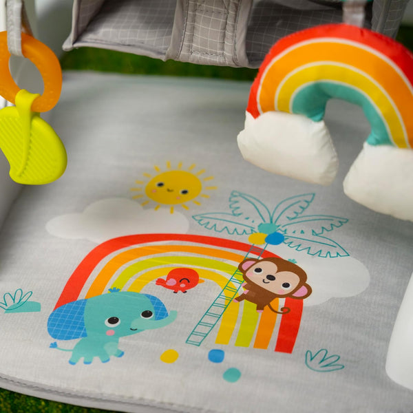 Bright Starts Learn-to-Sit - Asiento de suelo para bebé, 2 posiciones para crecer con bebé