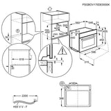 Horno AEG KPE742280M Inox