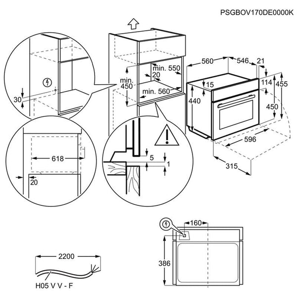 Horno AEG KPE742280M Inox