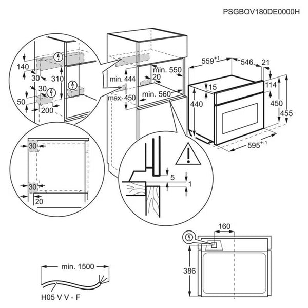 Horno AEG KEE542260M Inox