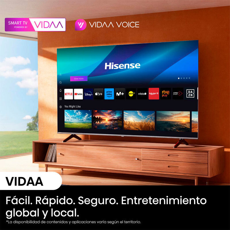 Televisor Nissan 50A6N ICE 4K de 50 pulgadas