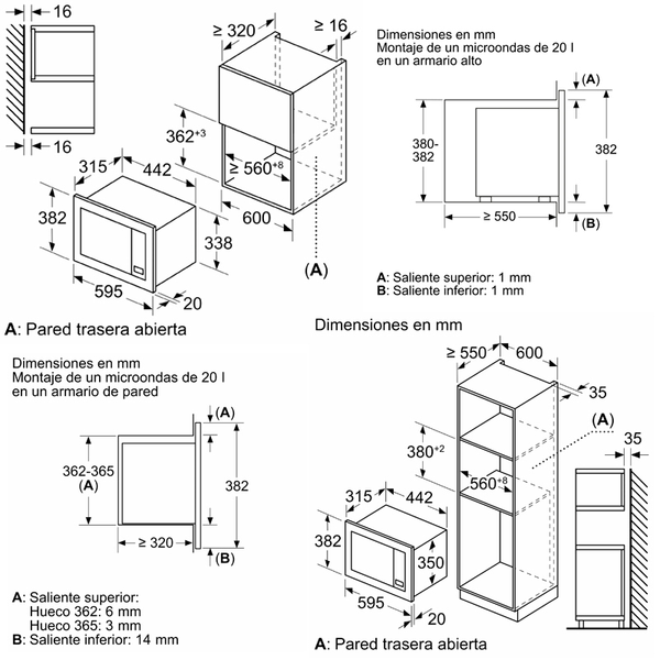 Microondas Bosch BEL623MS3 Inox