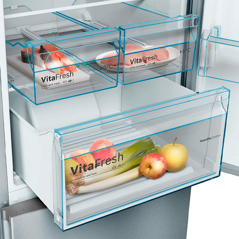 Frigorífico Combi Bosch KGN36VLEA Acero mate