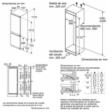 Frigorífico 2 puertas integrable Siemens KI86NHFE0