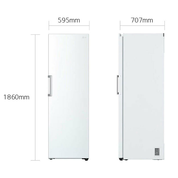 Frigorífico 1 puerta LG GLT51SWGSZ Blanco