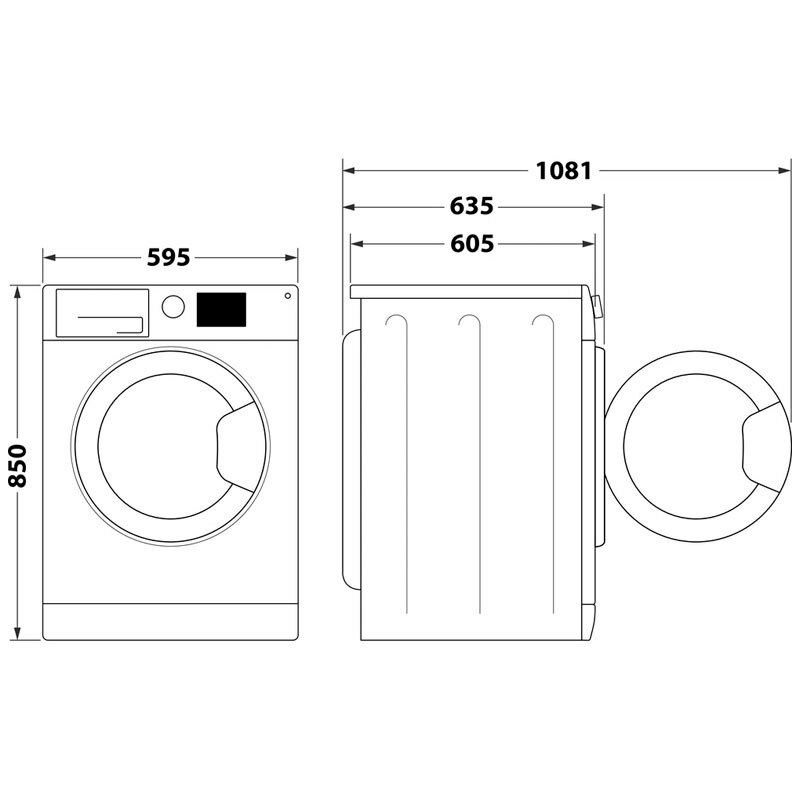 Lavasecadora Whirlpool FWDD1074269BVSPT 10Kg