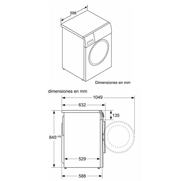Lavadora Bosch WGG254ZXES 10Kg