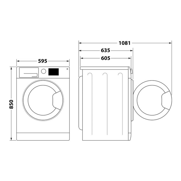 Lavasecadora Whirlpool FFWDB976258BVSPT 9Kg