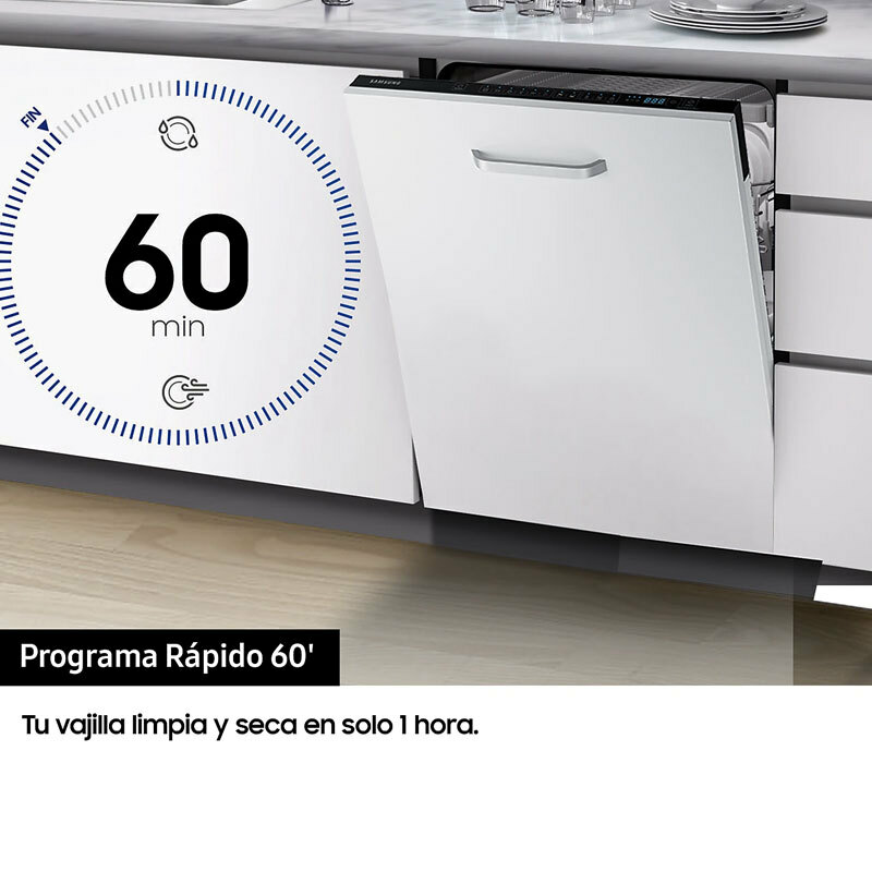 Lavavajillas integrable Samsung DW60M6050BB/EO 60 cm