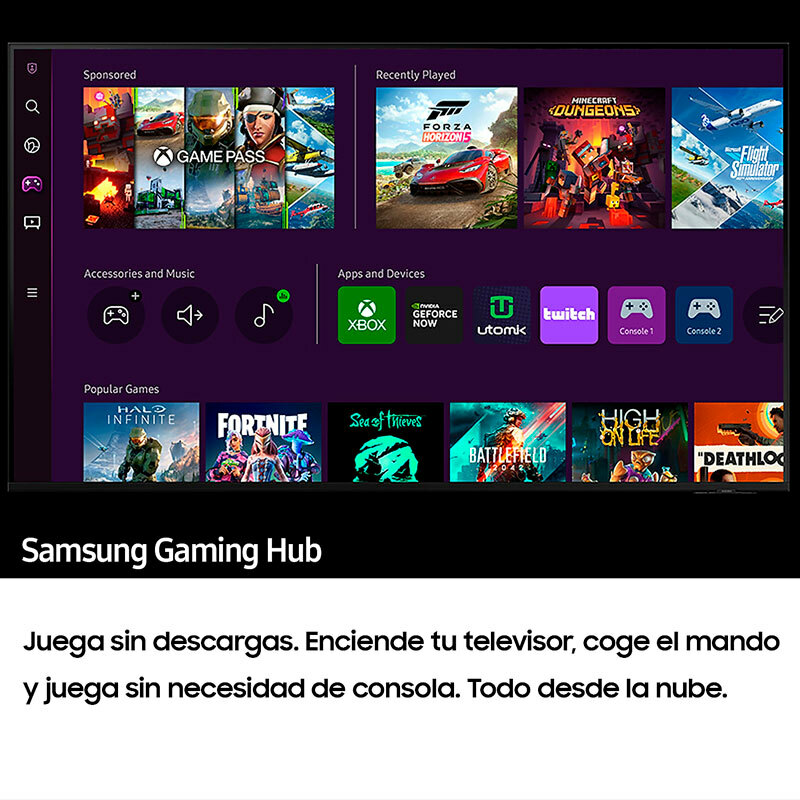 Televisor Samsung TU85CU7105KXXC 4K de 85''