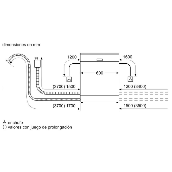 Lavavajillas Siemens SN23EI03KE 60 cm
