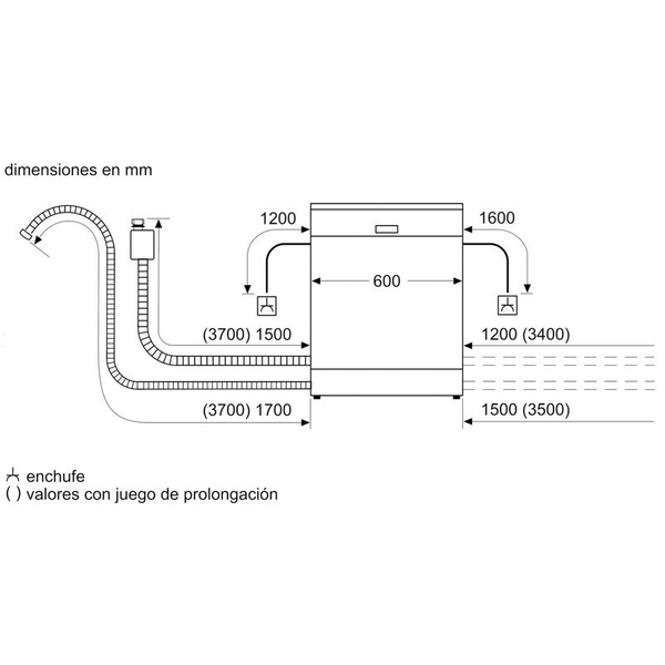 Lavavajillas Siemens SN23EW03KE 60 cm