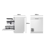 Lavavajillas LG DF355FW 60 cm Blanco